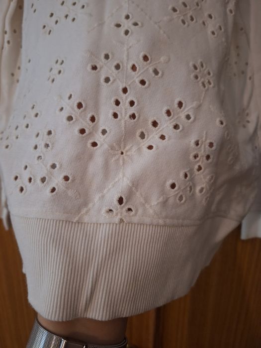 Camisola Branca ZARA T: 10 anos