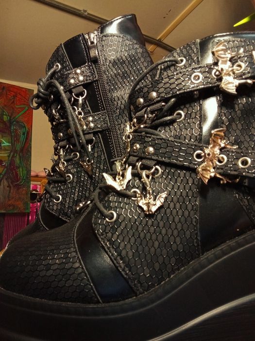 Botas de plataforma Gothic Punk
