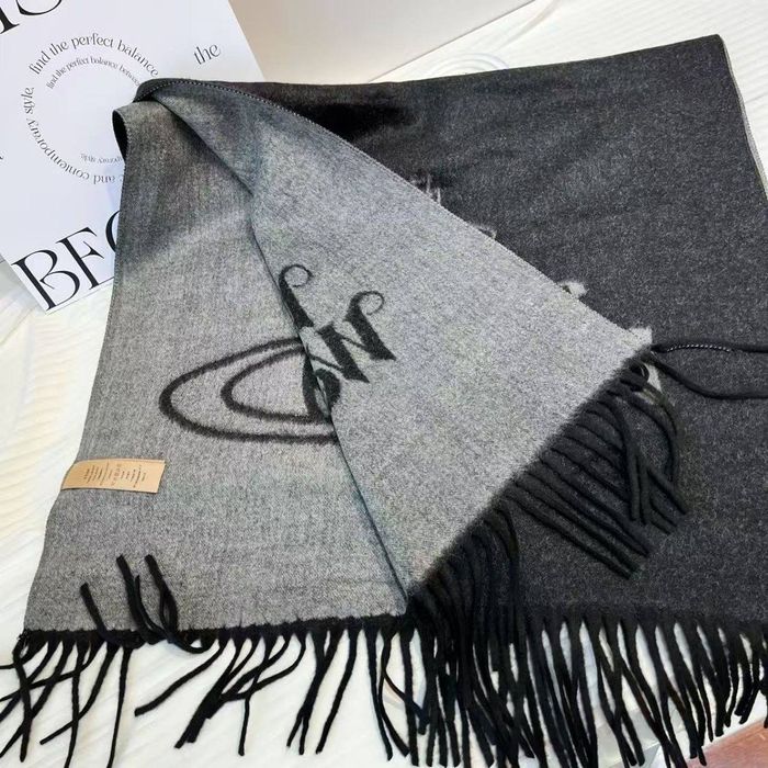 ‼️ Знижка‼️/Шарф Vivienne Westwood/ Сірий Шарф Вів'єн Вествуд/ Барбері