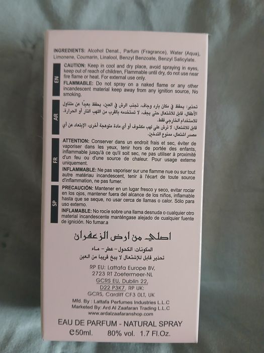 Lataffa Yara 50 ml