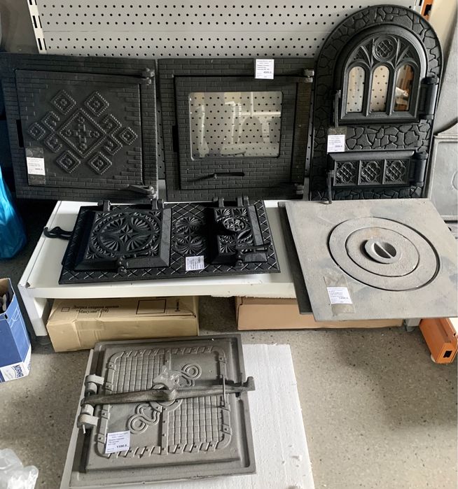 Все для печей та камінів, пічне литво, пічна цегла, шамотна цегла