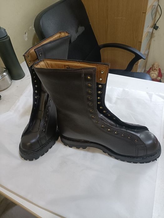 Botas paraquedista em pele n.41