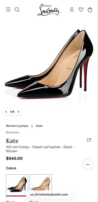 Christian Louboutin KATE. 38/5. Оригинал. Чек