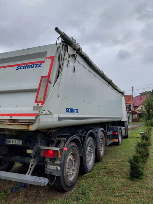 Scania R420 zestaw, naczepa Schmidt 33m3