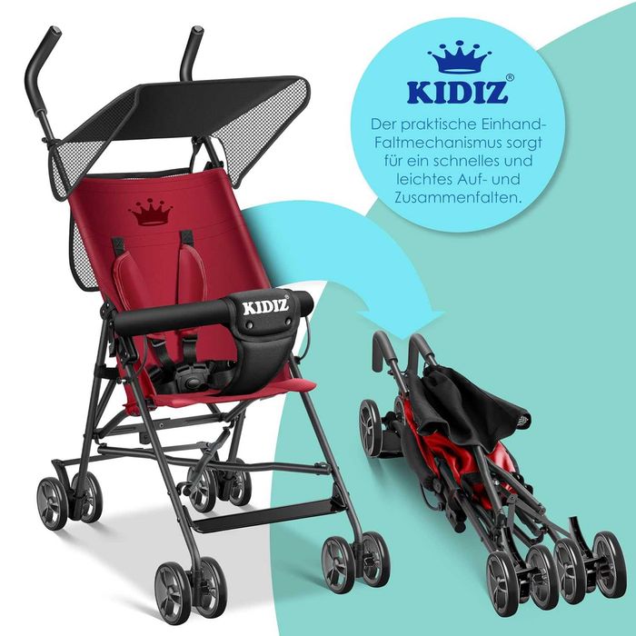 Nowy sportowy wózek składany / spacerówka / KIDIZ / City Buggy !8940!