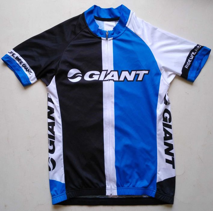 ВелоФутболка GIANT Wos M ВелоТрико white-blue-black Велошорти