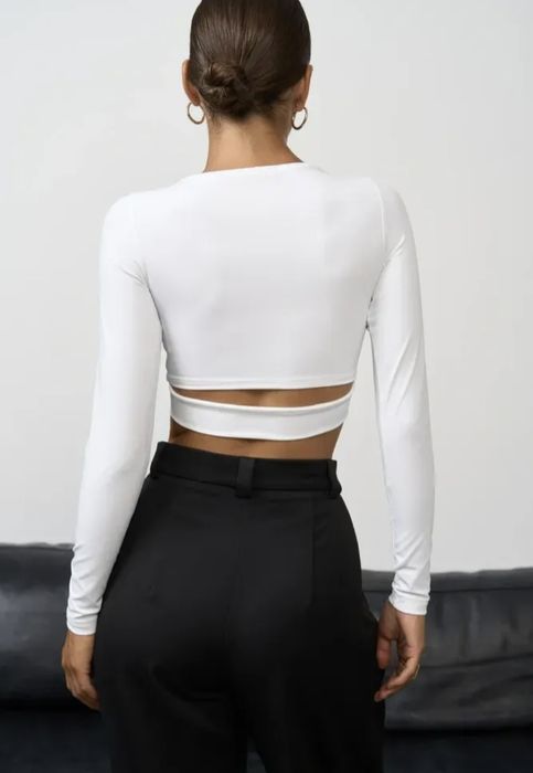 Кроп-топ х довгим рукавом