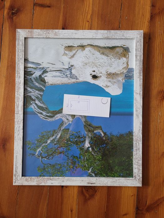 Duża 44x54 rama ramka ze szkłem