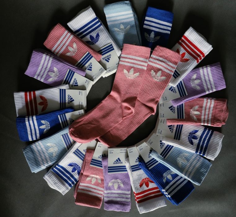 Skarpety Adidas kolorowe