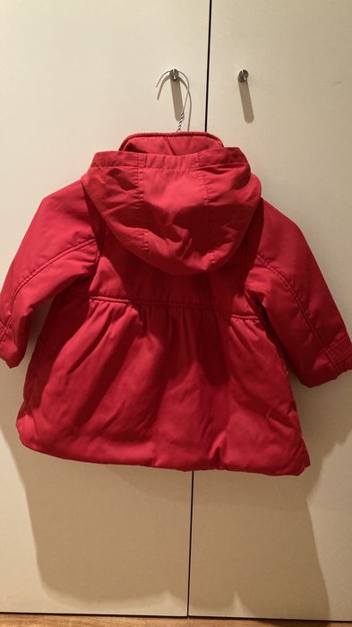 Parka Jacadi vermelha, menina, 36 meses