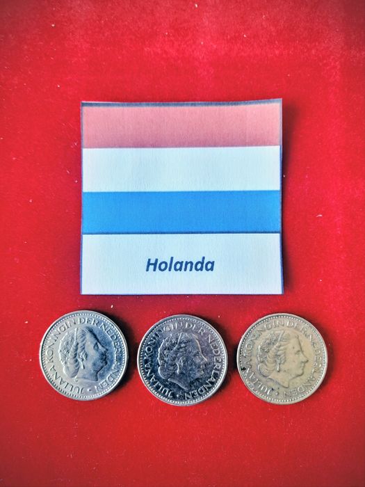 Moedas Holanda (3 uni)