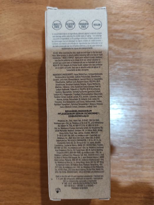 Sei Bella® Vitamin C Serum ochronne i odbudowujące  od Melaleuca.