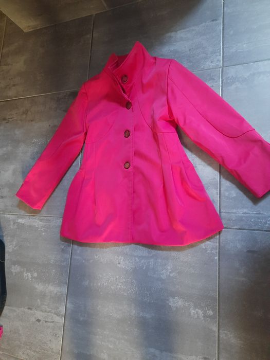 Płaszczyk różowy 128/134