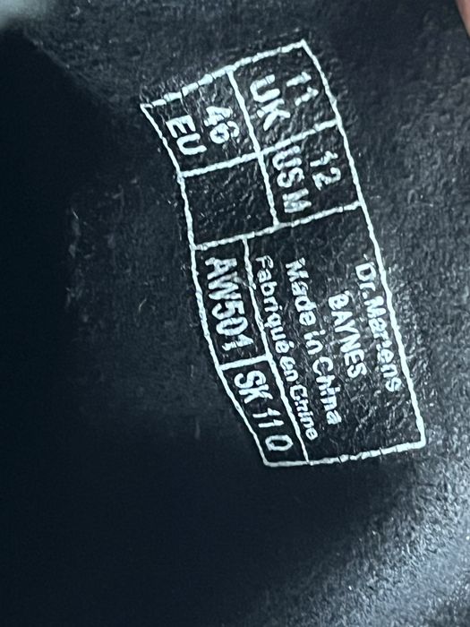 Практично нові  кросівки  кеди 45 розмір Dr.Martens оригінал