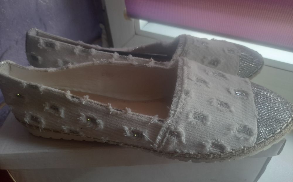 Buty espadryle roz 41.
