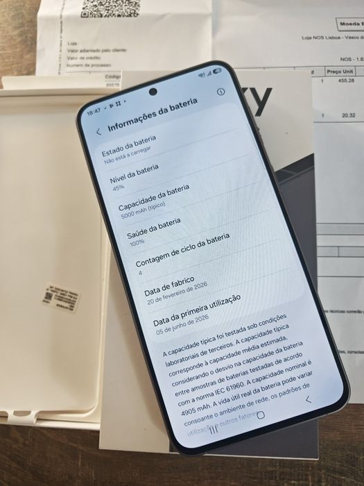Samsung A57 5G 8GB/128GB Dual Sim Cinzento   Seminovo(5 dias de uso) C/Garantia Aceito Retomas