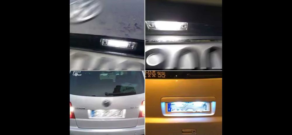 Led Подсветка номера Volkswagen Transporter Caddy освітлення мото