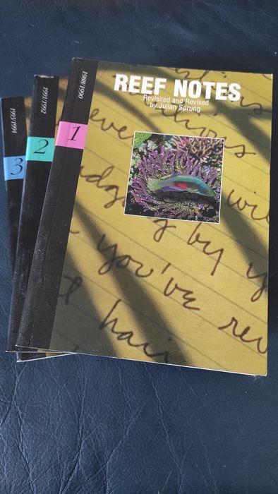 Coleção Clássica Reef Notes (Vol. 1, 2 e 3) – Julian Sprung (Aquariofilia Marinha)