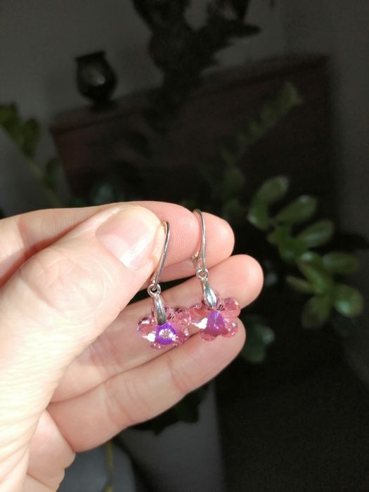 Srebrne kolczyki Swarovski 925