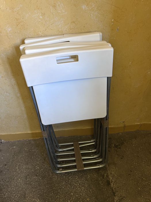 Krzesla Gunde Ikea 6 szt biale
