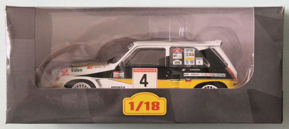 Renault 5 Maxi Turbo Rali Principe das Asturias 1986 1/18 Ixo Altaya