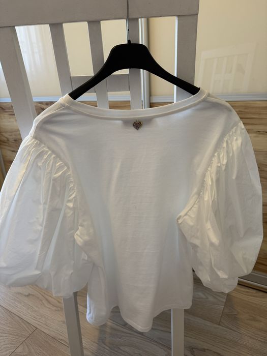 Twinset Milano bluzka z bufiastymi rekawami S