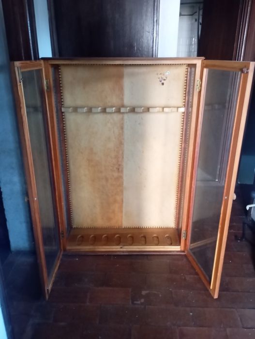 Vendo esta vitrine muita bonita bom estado de guarda armas