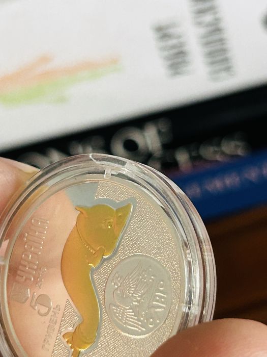 Срібна монета НБУ дельфін. Дельфін срібло. Фауна в пам’ятках культури України