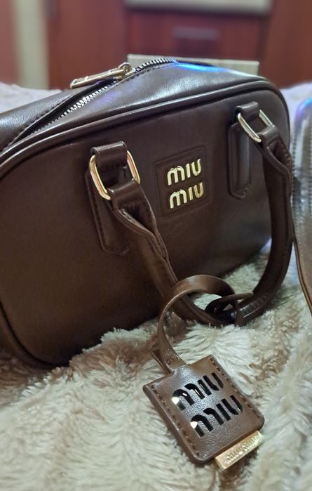 Сумочка в шоколадному кольорі