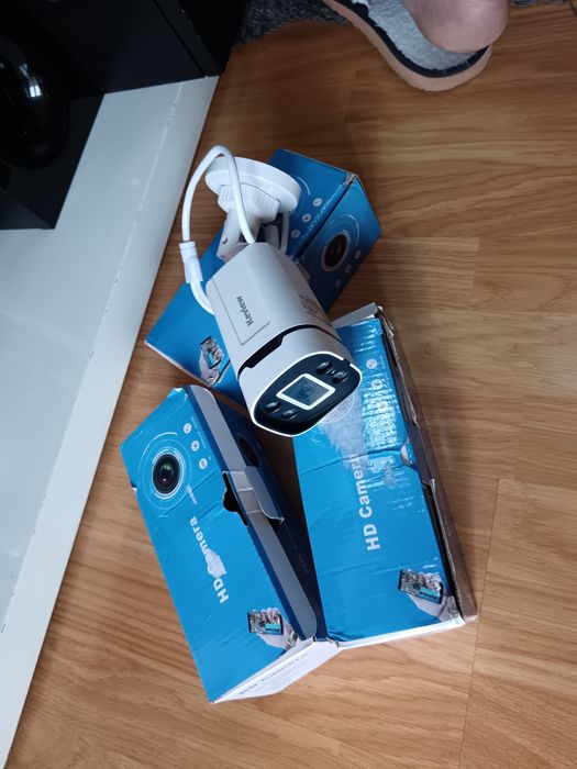 3 câmaras de vigilância HD exterior