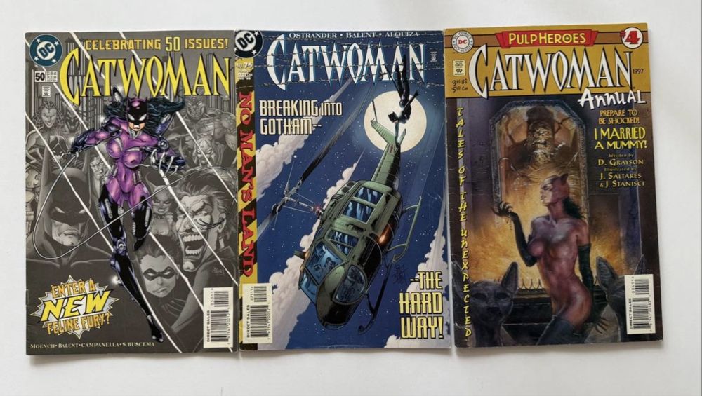 Комікси вінтажні 60х-90х Detective Batman Knightquest, Disney, Spawn, Hellboy, Mickey Mouse, Donald Duck, Catwoman, Robin, BRPD, Witchblade,pokemon