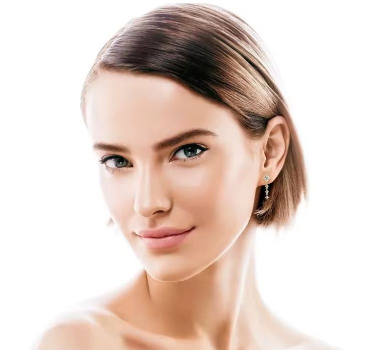 Срібні сережки з діамантами(муасаніт)