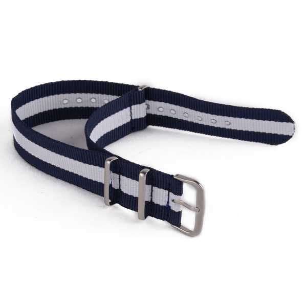 Pasek do zegarka NATO nylonowy parciany 18mm 20mm 22mm strap bond