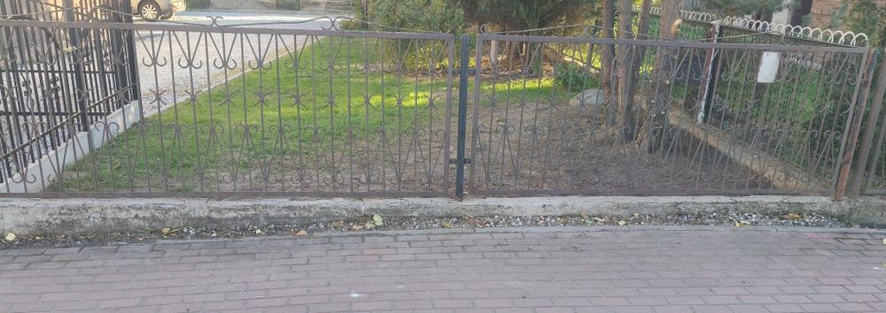 Ogrodzenie metalowe przęsła płotu