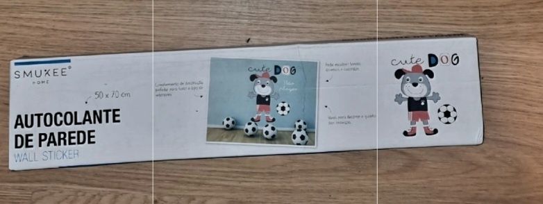Autocolante parede foot