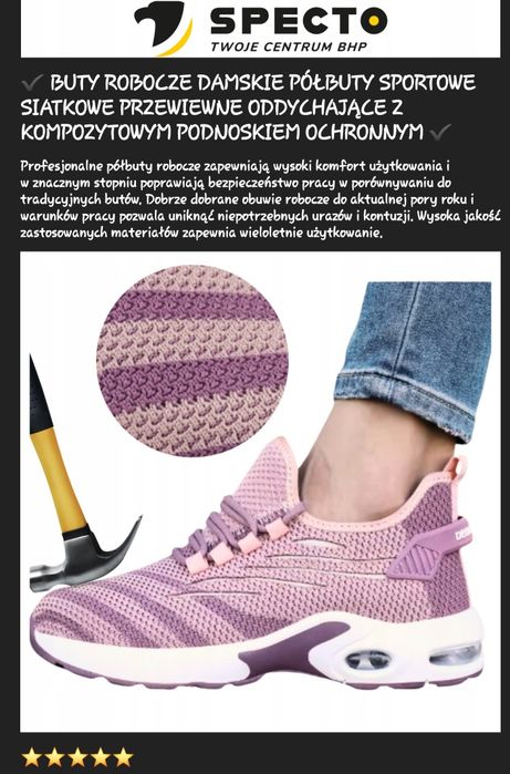 Buty robocze damskie