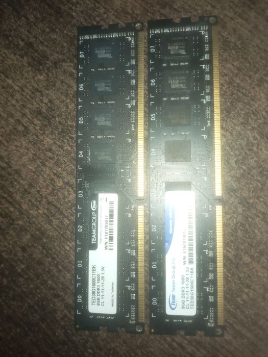 Відеокарта Nvidia 1050Ti 4Gb та ОЗУ 2/8, 1/4, 1/2.