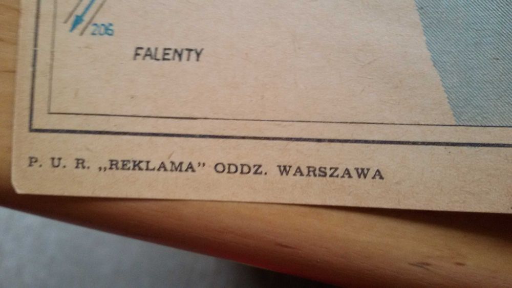 Mapa Sieć Komunikacyjna m.st. Warszawy, 1953r