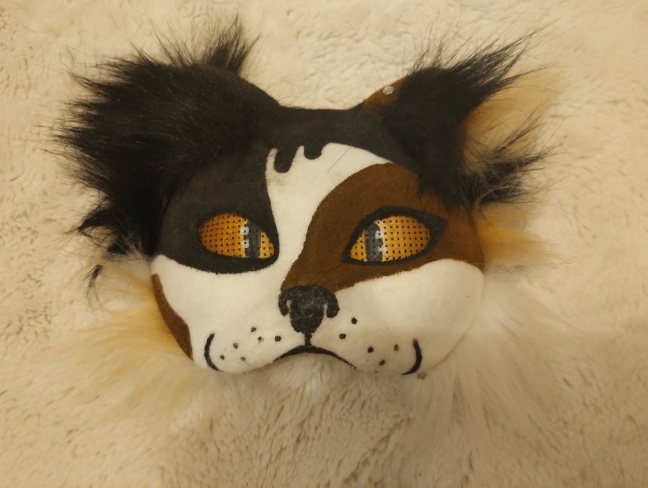 Maska kota therian furry