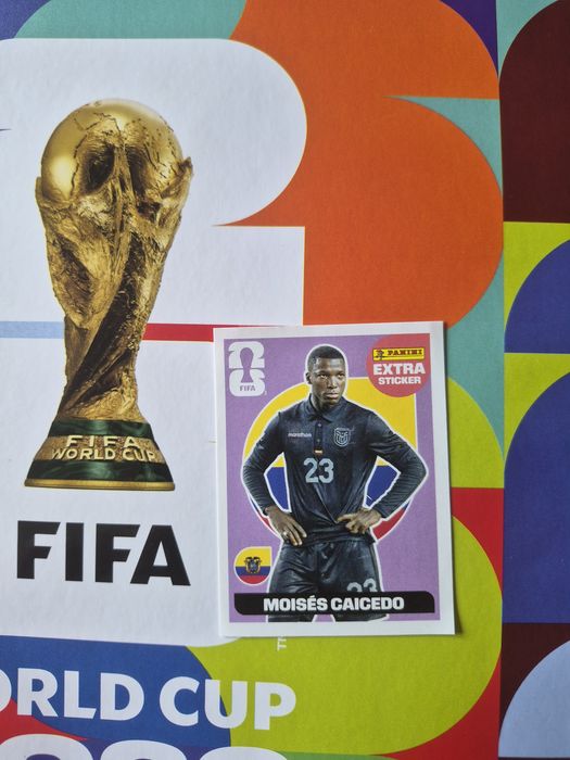Moisés Caicedo Mundial 2026 Panini