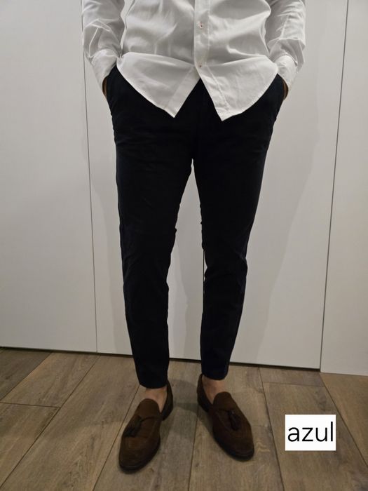 Varios pares de calcas slim fit homem tamanhos  42 e 44