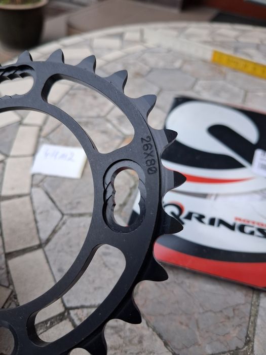 Nówka zębatka rowerowa rotor 26t 80mm bcd x4  4h112