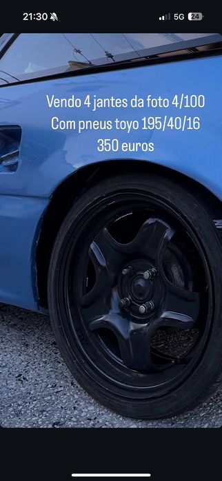 Jantes da  foto com pneus toyo 195/40/16