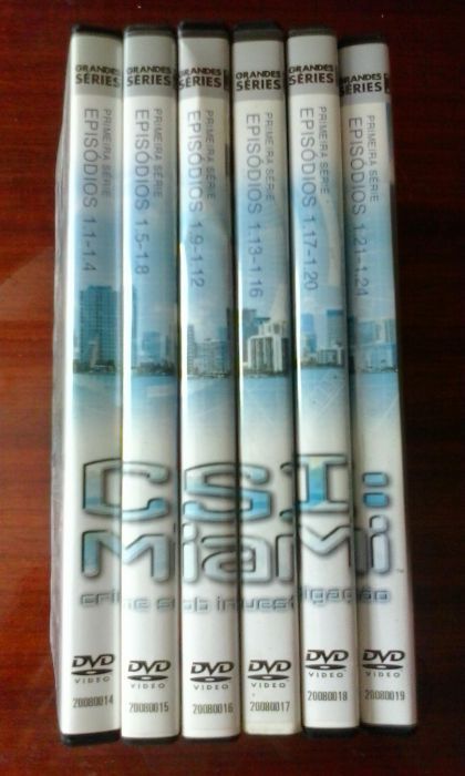 Collecções completas csi las vegas e miami