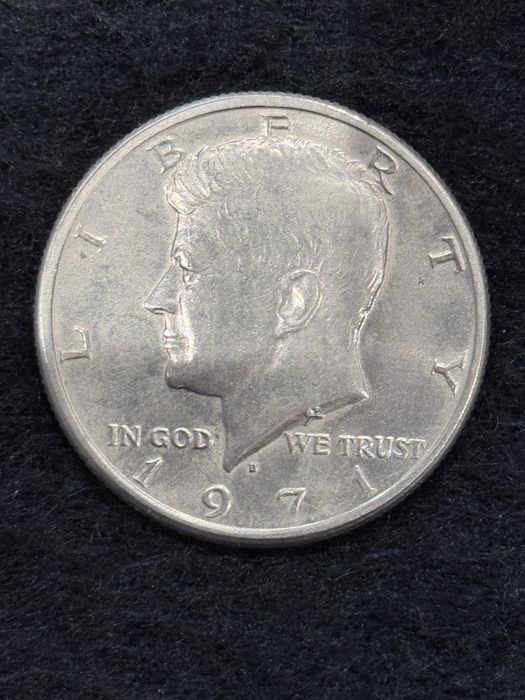 Moeda half dollar 1971