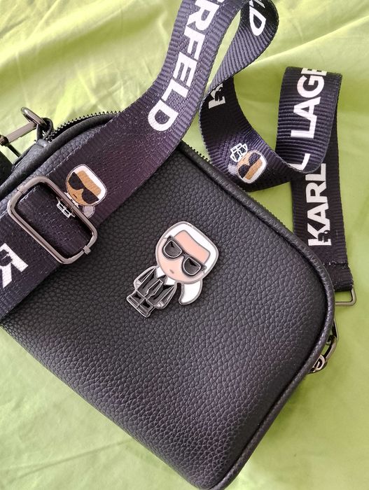 KARL LAGERFELD. Śliczna markowa torebka.