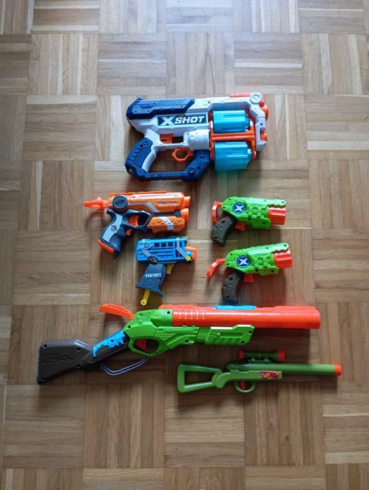 NERF , XSHOT , zestaw pistoletów