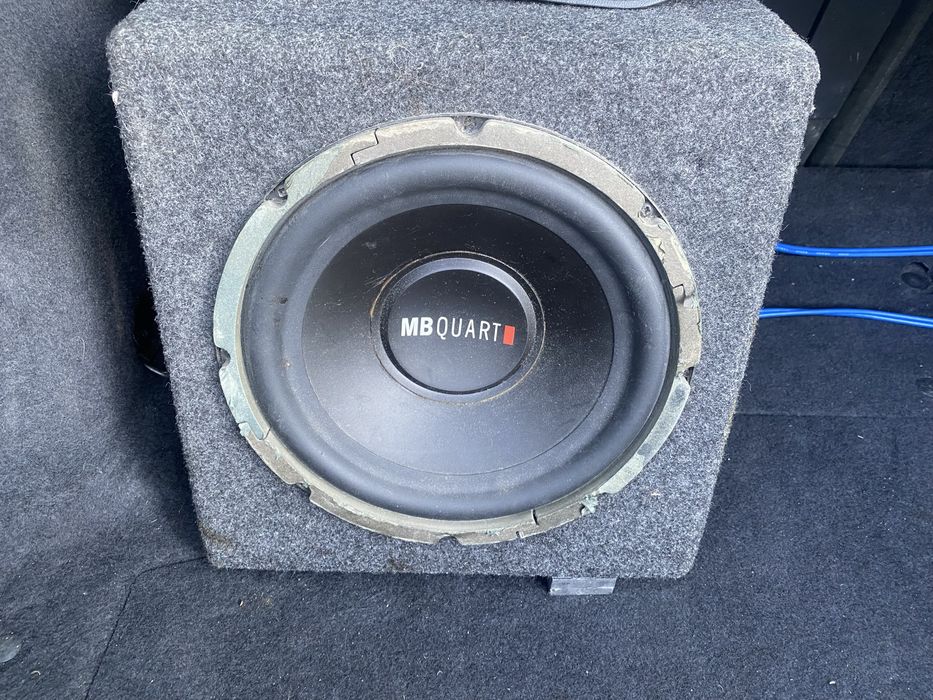 Subwoofer MB Quart i wzmacniacz blaupunkt GTA 200 bardzo dobry stan