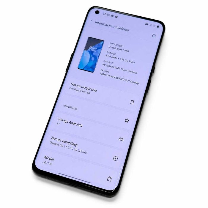 Smartfon OnePlus 9 Pro czarny 5G 8GB 256GB AMOLED Dual SIM