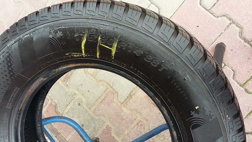 zimowe opony 175/80R14 Kumho Solus AH31 opona 2022r stan bdb